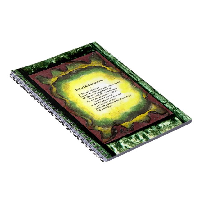 Caderno Espiral Caminho dos Mandamentos de Vida (Lado Direito)