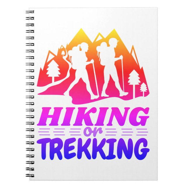 Caderno Espiral Caminho ou Trekking (Frente)