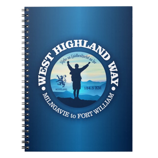 Caderno Espiral Caminho (West Highland Way) (Frente)