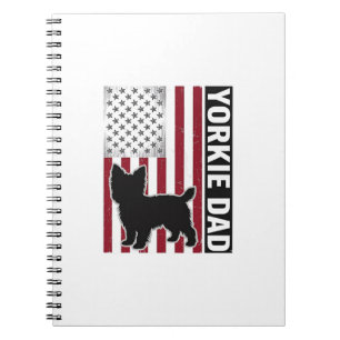 Caderno Espiral Camisa de Cachorro com Gravação Vintage Patriótica
