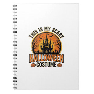 Caderno Espiral Camisa de Castelo Assombrado de Fantasia de Hallow