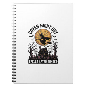 Caderno Espiral Camisa de Coven Assombrado Vintage Witch House Hal