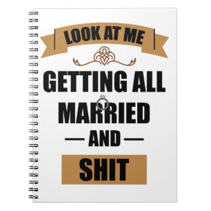 Caderno Espiral Camisa de Dama de Honra Bêbada Despedida de Soltei