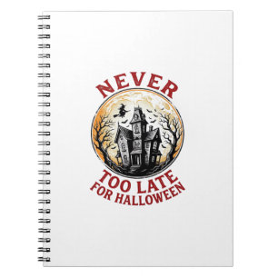 Caderno Espiral Camisa de Gravura Antiga de Casa Assombrada de Hal