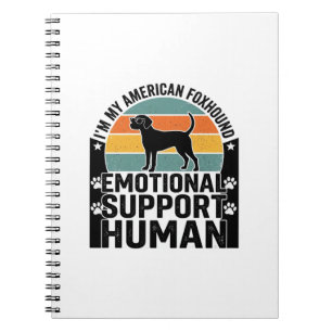 Caderno Espiral Camisa de Humano de Suporte Emocional do American
