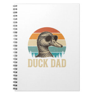 Caderno Espiral Camisa Desi do Papai Pato com Gravação Vintage e P