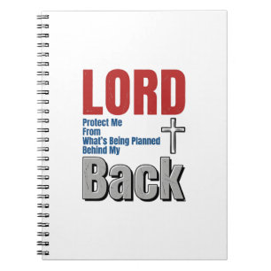 Caderno Espiral Camisa Lord Protect Me Christian Faith Design_1