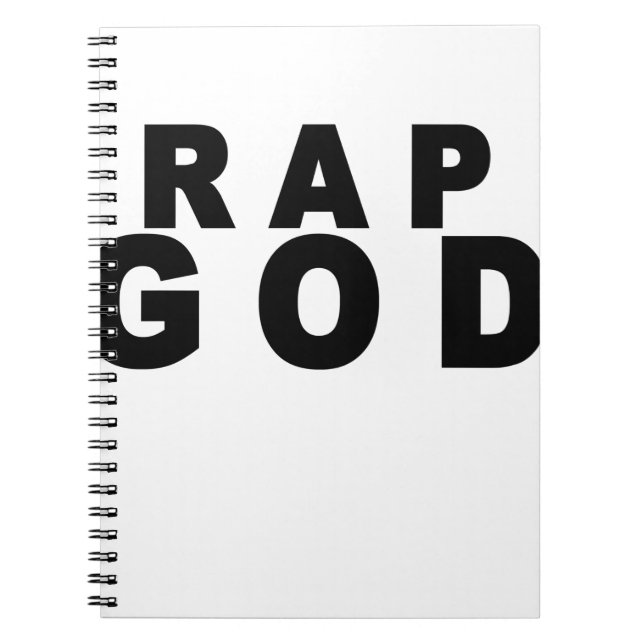 Caderno Espiral Camisa M.png do deus do rap (Frente)