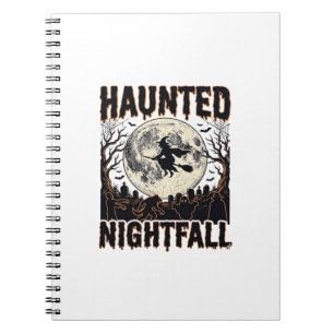 Caderno Espiral Camisa Noturna Assombrada Gravura Vintage Dia das