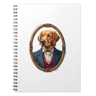 Caderno Espiral Camisa Vintage American Pride Golden Retriever 4