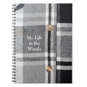Caderno Espiral Camisa xadrez