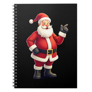 Caderno Espiral Camisas de Natal para Meninos Crianças Dabbing Pap