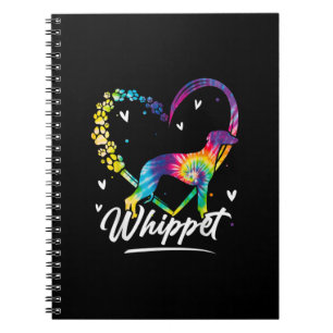 Caderno Espiral Camiseta Branca Dye Rainbow Dog Dover Gift T Shirt