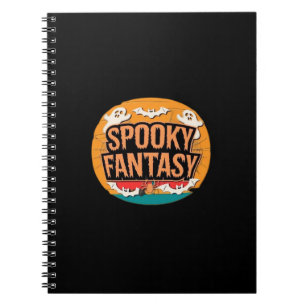 Caderno Espiral Camiseta Clássica da Orquestra Halloween
