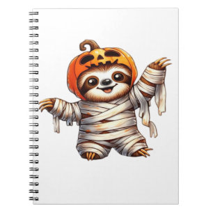 Caderno Espiral Camiseta Clássica de Halloween da Mamãe
