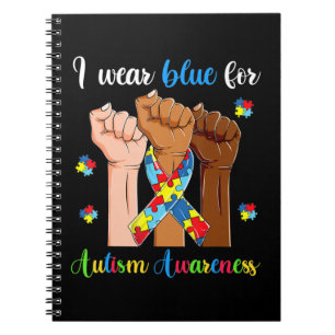 Caderno Espiral Camiseta Divertida de Conscientização do Autismo p
