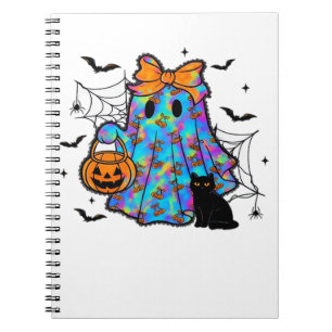 Caderno Espiral Camiseta essencial engraçada de gato preto e fanta