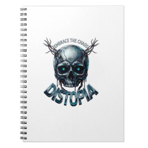 Caderno Espiral Camiseta Feminina ADOM "Abrace o Caos"