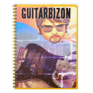 Caderno Espiral Camiseta Guitarbizon