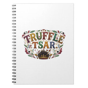 Caderno Espiral Camiseta Truffle Tsar – Realeza de Cogumelos Gourm