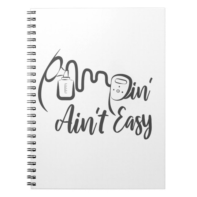 Caderno Espiral Camisetas e Roupa de amamentação (Frente)