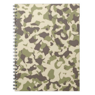 Caderno Espiral Camo Pattern