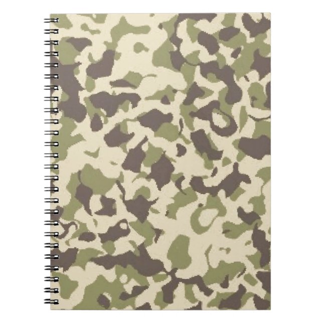 Caderno Espiral Camo Pattern (Frente)