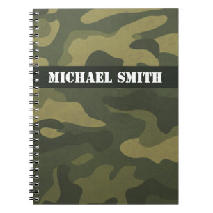 Caderno Espiral Camoflauge