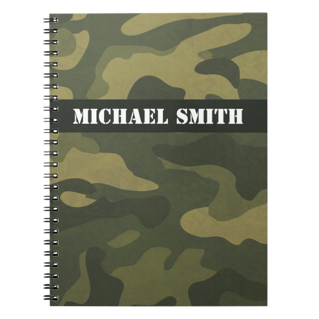 Caderno Espiral Camoflauge (Frente)