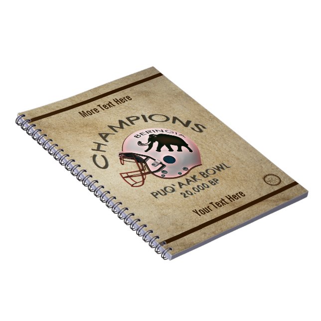 Caderno Espiral Campeonato da Universidade de Beringia Puq'aak Bow (Lado Direito)