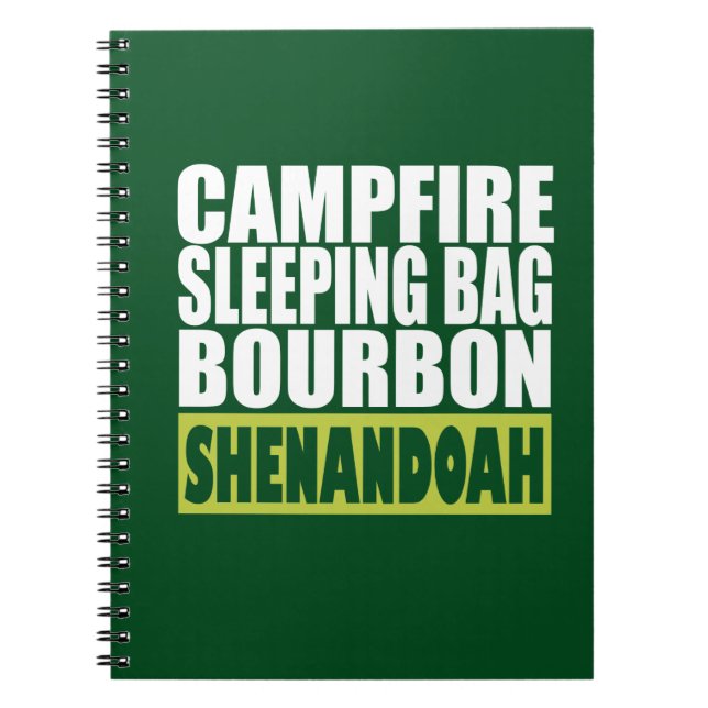 Caderno Espiral Campfire Sleing Bag Bourbon Shenandoah (Frente)