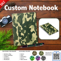 Camping Journal | ADICIONAR INICIAL Camuflagem Cri