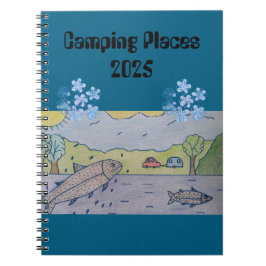 Caderno Espiral Camping Places 2025