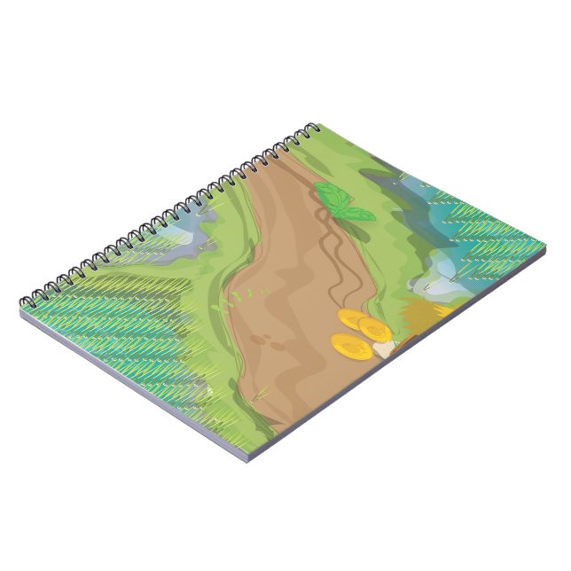 Caderno Espiral Campo de arroz (Left Side)