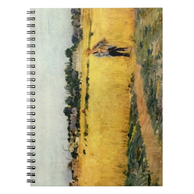 Caderno Espiral Campo de grãos (por Berthe Morisot) (Frente)