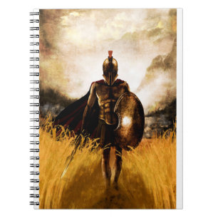 Caderno Espiral Campo do Guerreiro Spartan