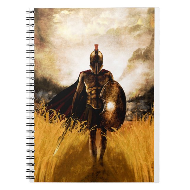Caderno Espiral Campo do Guerreiro Spartan (Frente)