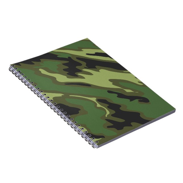 Caderno Espiral Camuflagem (Lado Direito)