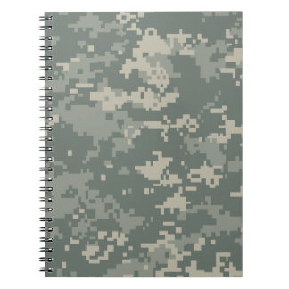 Caderno Espiral Camuflagem da ACU do exército