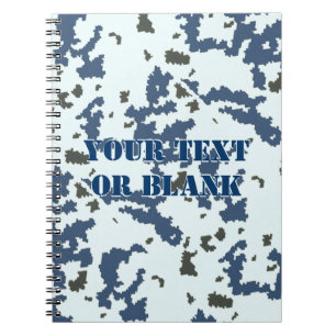Caderno Espiral Camuflagem de inverno