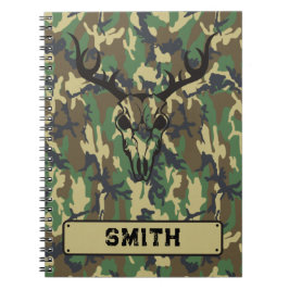 Caderno Espiral Camuflagem de Notebooks Personalizados