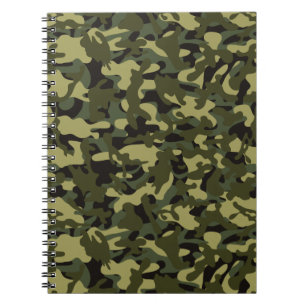 Caderno Espiral Camuflagem Euro Primavera