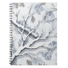 Caderno Espiral Camuflagem para Ambientes Nevados 