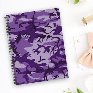 Caderno Espiral Camuflagem Roxa, Militares, Exército