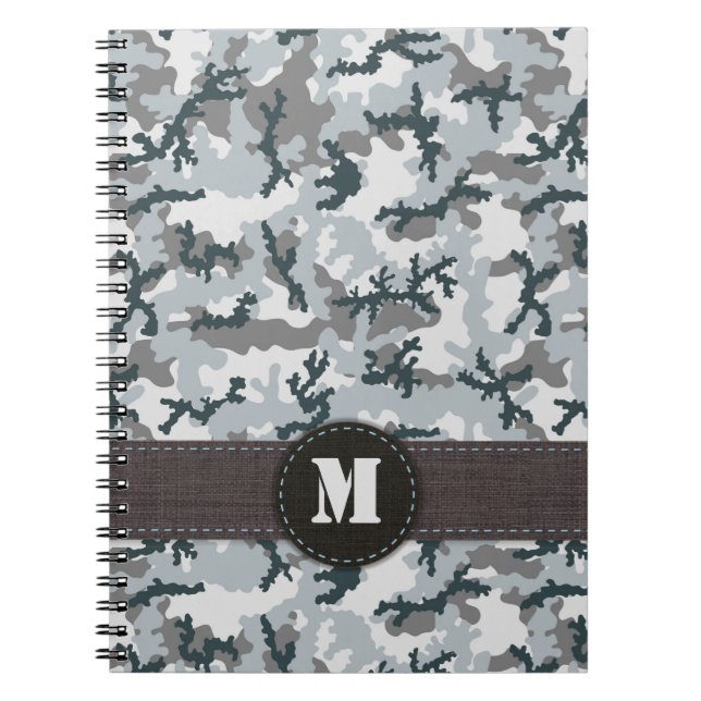 Caderno Espiral Camuflagem urbana (Frente)