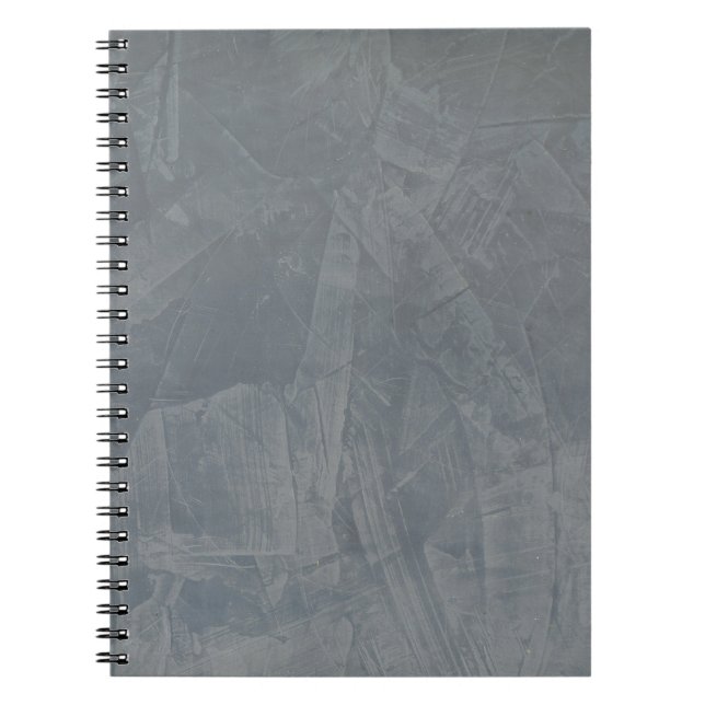 Caderno Espiral Camurça Cinza (Frente)