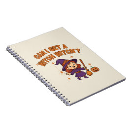 Caderno Espiral Can I Get a ‘Witch Witch’? Witchy Notebook