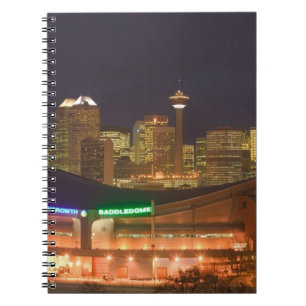 Caderno Espiral Canadá, Alberta, Calgary: Paisagem Urbana da
