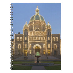 Caderno Espiral Canadá, BC, Vitória, Edifício do Parlamento da BC
