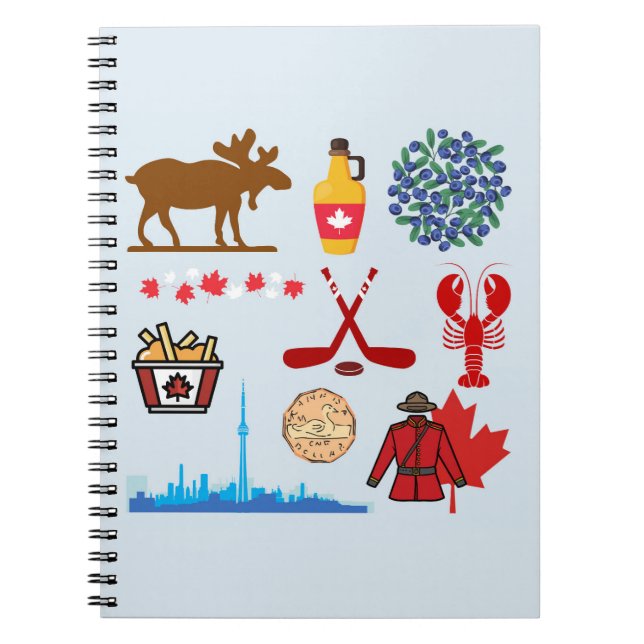 Caderno Espiral Canadá Diversão (Frente)